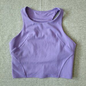 Lululemon Wunder Train Racerback Tank Top Purple Activewear Women's Size 6